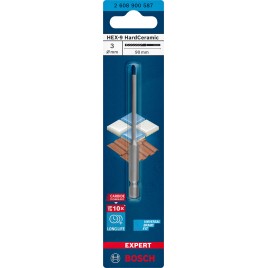 BOSCH Wiertło EXPERT HEX-9 HardCeramic 3 x 90 mm 2608900587