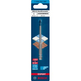 BOSCH Wiertło EXPERT HEX-9 HardCeramic 5 x 90 mm 2608900589