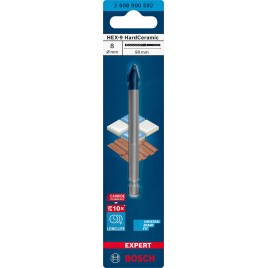 BOSCH Wiertło EXPERT HEX-9 HardCeramic 8 x 90 mm 2608900592