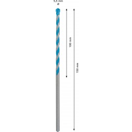 BOSCH Wiertła wielozadaniowe EXPERT CYL-9 MultiConstruction 5,5 x 100 x 150 mm 2608900610