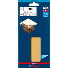 BOSCH EXPERT C470 Papier ścierny z 8 otworami, 93 x 186 mm, G 80, 10 szt. 2608900855