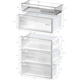 Bosch Serie 4 Lodówka KGN49VICT