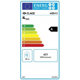 CLAGE MBH 3 Przepływowy podgrzewacz wody 3,5kW/230V 1x16A 1500-16003