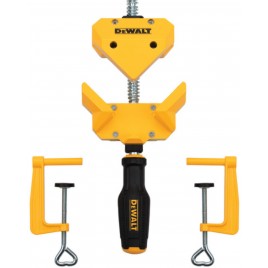 DeWALT DWHT83853-0 Zacisk narożny z zaciskami stołowymi, siła zacisku 113 kg