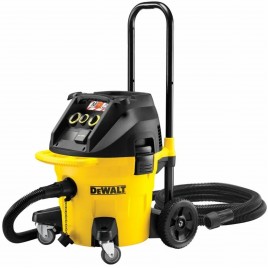 DeWALT DWV905MKIT Odkurzacz przemysłowy do pracy na mokro i na sucho, klasa M, 38 l