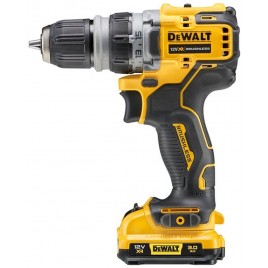 DeWALT DCD703L2T Aku wiertarko-wkrętarka (57 Nm/12V/2x3,0Ah) Tstak