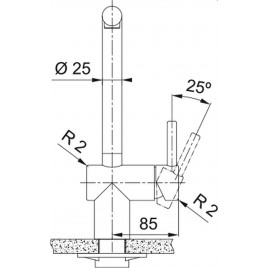 Franke Atlas Neo Bateria kuchenna, Antracyt 115.0628.207