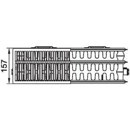 Kermi Therm X2 LINE-K Grzejnik kompaktowy 33 605 x 1105 PLK330601101N1K