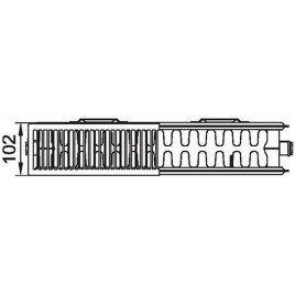 Kermi Therm X2 LINE-K Grzejnik kompaktowy 22 959 x 605 PLK220950601N1K