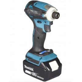 Makita DTD172RTJ Akum. wkrętarka udarowa 1/4" Li-ion LXT (2x18V/5,0Ah) Makpac