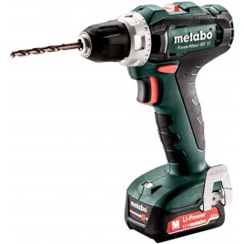 Metabo POWERMAXX BS 12 Wiertarko-wkrętarka (12V/2x2,0Ah) MetaBox 601036500