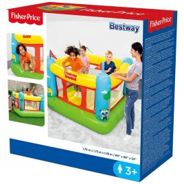 BESTWAY Fisher-Price Zamek do skakania, 175 x 173 x 135 cm 93553