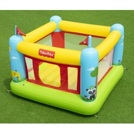 BESTWAY Fisher-Price Zamek do skakania, 175 x 173 x 135 cm 93553