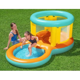 BESTWAY Dmuchana trampolina z basenikiem Jumptopia, 239 x 142 x 102 cm 52385