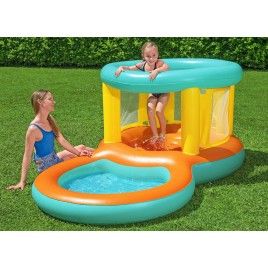 BESTWAY Dmuchana trampolina z basenikiem Jumptopia, 239 x 142 x 102 cm 52385