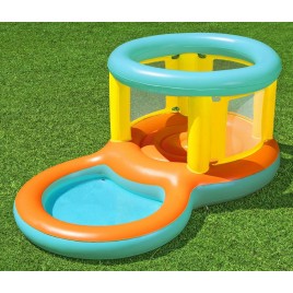 BESTWAY Dmuchana trampolina z basenikiem Jumptopia, 239 x 142 x 102 cm 52385