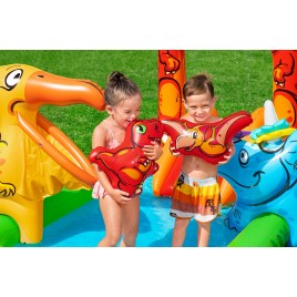 BESTWAY Jurassic Splash Dmuchane centrum zabaw i basen, 242 x 140 x 137 cm 53160