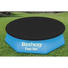 BESTWAY Pokrywa do basenu 244 cm, czarna 58032