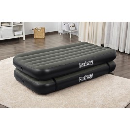 BESTWAY TriTech Connect and Rest 3-in-1 Dmuchany materac podwójny, 188 x 99 x 25 cm 67922