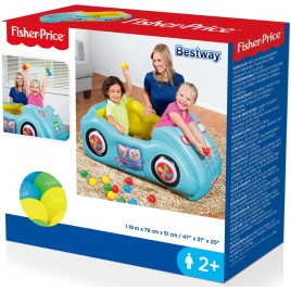 BESTWAY Fisher-Price Dmuchane centrum zabaw z 25 piłkami 119 x 79 x 51 cm 93535