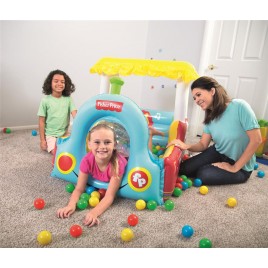 BESTWAY Fisher-Price Dmuchane centrum zabaw z 25 piłkami 132 x 94 x 89 cm 93537