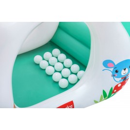 BESTWAY Fisher-Price Dmuchane centrum zabaw z 15 piłkami 107 x 97 x 110 cm 93570