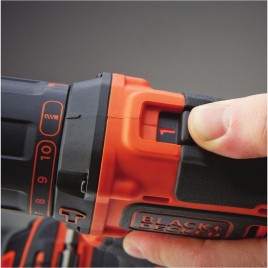 Black & Decker BDCHD18K1B2 Wiertarko-wkrętarka udarowa (40Nm/18V/2x2,0Ah)Walizka