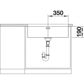 OUTLET BLANCO Andano 700-IF zlewozmywak bez korka automatycznego ­ 522969