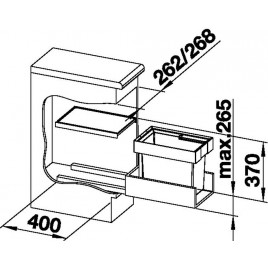 OUTLET BLANCO FLEXON II 30/1 + pokrywa systemowa 521542 USZKODZONE OPAKOWANIE!!