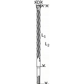 BOSCH Wiertła do młotów SDS-plus-5, 10 x 300 x 360 mm 1618596266