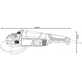 BOSCH GWS 2200 Szlifierka kątowa 06018C0320