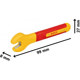 BOSCH VDE klucz płaski 8 mm 1600A02NE9