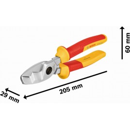 BOSCH Szczypce do przewodów VDE, 200 mm 1600A02NF4