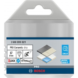 BOSCH Koronka wiertnicza PRO Ceramic dry, 67 × 35 mm, X-Lock 2608599021