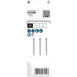 BOSCH Brzeszczot do wyrzynarek PRO Wood precise T144DP 100 mm, 3 szt. 2608633A31