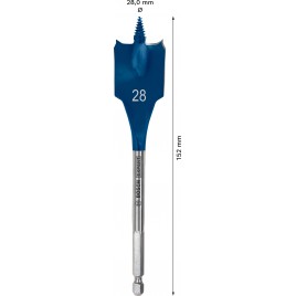 BOSCH EXPERT Self Cut Speed, wiertło łopatkowe 28 × 152 mm 2608900324