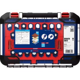 BOSCH Zestaw pił otwornic EXPERT Construction Material, 15 szt. 2608900489