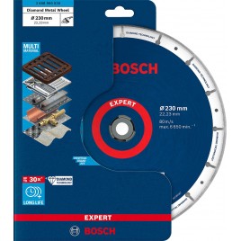 BOSCH Duża tarcza tnąca EXPERT Diamond Metal Wheel, 230 x 22,23 mm 2608900536