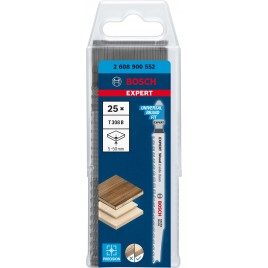 BOSCH Brzeszczoty do wyrzynarek EXPERT ‘Wood 2-side clean’ T 308 B, 25 szt. 2608900552