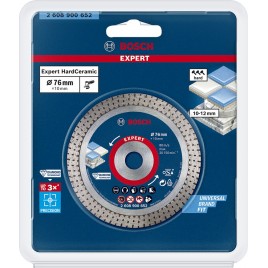 BOSCH Diamentowa tarcza tnąca EXPERT HardCeramic 76 mm 76 x 1,5 x 10 mm 2608900652