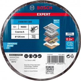 BOSCH Tarcza filcowa EXPERT N880, 125 mm, zgrubne wykańczanie, 5 szt. 2608901385