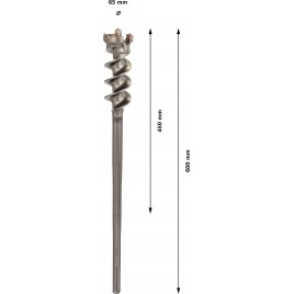 BOSCH WiertłoPRO SDS max-9 Break Through Drill Bit, 65 x 450 x 600 mm 1618596459