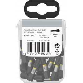 BOSCH Bit PRO Torx Impact, T30, 25 mm, z okienkiem, 10 × 25 szt. 2607002807