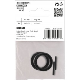 BOSCH Retaining Ring and Pin Set for PRO Impact Socket, 3/4", 4 szt. 2608003067