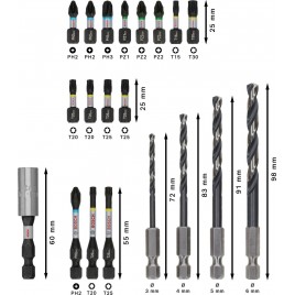 BOSCH PRO Impact Metal Set, 20 szt. 2608521U84