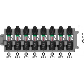 BOSCH Bit PRO Pozidriv Impact, PZ2, 25 mm, 8 szt. 2608522325