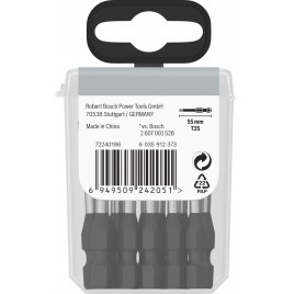 BOSCH Bit PRO Torx Impact, T25, 55 mm, 15 szt. 2608522534