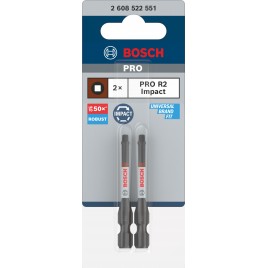 BOSCH Bit PRO Robertson Impact, R2, 55 mm, 2 szt. 2608522551