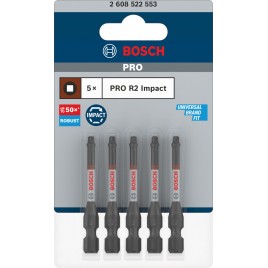 BOSCH Bit PRO Robertson Impact, R2, 55 mm, 5 szt. 2608522553