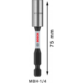 BOSCH Standardowy uchwyt do bitów PRO Standard Bit Holder Impact, 75 mm 2608522559